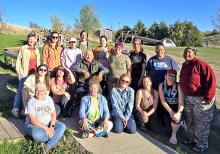 Fifteen participants learned about using ethnobotanical practices and Lakota traditional knowledge for sustainable farming. (Submitted photo)