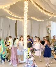 Maypole wrapped for the 105th year