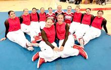 With a 1st in HipHop and 2nd in Pom, Gregory’s dance team earned a 2nd place trophy at the Wagner competition. (Submitted Photos)