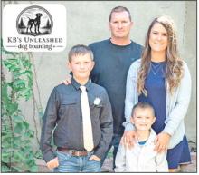 KB’s Unleashed is a family business with each member helping out in some way. Kurtis and Brittany’s sons are Chason (11) and Easton (5).