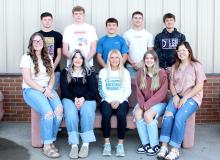 The GHS king candidates are back row, l to r: Cruz Klundt, Jackson Bolander, Luke Stukel, Max Cook, and Nick Kenzy. Queen candidates are front row, l to r: Gabby Jung, Karlie Haney, Ashlyn Vosika, Allison Stevicks, and Raylynn Denning.