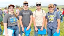 Gregory FFA members included; Charissa Ring, Ben Stevicks, Maddox Mayer, and Taylor Zeisler,.