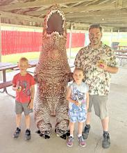 Stomp, Chomp, and Roar brought visitors from Winner, Colome, Burke, and even other states, like Nebraska and Wisconsin.