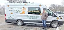 The Healthy Pet Challenge Salon is a spa on wheels that can come to your door to service your pets.