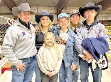 The Weborg Family ~ Tony, Kate, Lou (front), Mesa, Meg, and Taos.