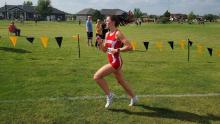 Emma Thomas placed second at the Burke Invite with a time of 19:47.