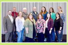 This is a picture of all SD Association of Ag Educators who attended the NAAE convention. Mollie Andrews is in the front row, second from the left.