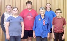 VFW held potluck and announced essay winners at their meeting