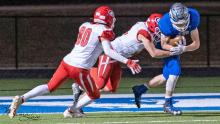 The Gorillas traveled to Wall for the quarterfinal match-up against the Eagles last Thursday night. The 20-34 defeat ended their season with a 6-4 record. (Photo by Mama Law Photography)