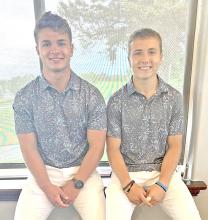 It has become a tradition for the golfers to wear matching shirts for the second day of the state golf tournament.