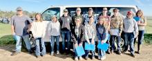 Members of the Gregory County FFA Land team competed at the recent contest, placing fourth out of 11 teams. The contest was a first-time competition experience for everyone on the team.
