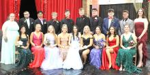 GHS seniors attending the 2024 prom were back row, l to r: Dori Bruns, Owen Winters, Mungun Munkhbat, Nathan Fortuna, Rylan Peck, Kade Braun, Gannon Thomas, Eli Barreto, Trey Murray, and Natalie Smith. Front row, l to r: Cindy Khuu, Jordan Svatos, Kaydence Klein, Raesha Beck, Paige Rezac, London Flakus, Savannah Schrader, Ashton Eklund, and Mya Determan. (Photo by Alexis Kortan)