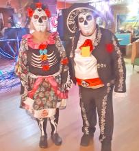 Carlock Dance Hall had a large gathering of ghosts, goblins, and other characters at their annual masquerade dance last weekend. One couple received their costume inspiration from the movie Coco.