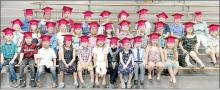 Gregory Elementary graduated 34 kindergarteners on Tuesday, May 16, 2023. Landon Keiser, a Gregory eighth grader, and son of Chris and Amy Keiser, was the speaker for the kindergarten graduation. Kindergarten teachers are JoAnna Lanz and Kaitlyn Steffen.