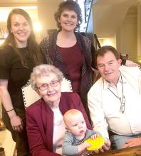Five generations are celebrated