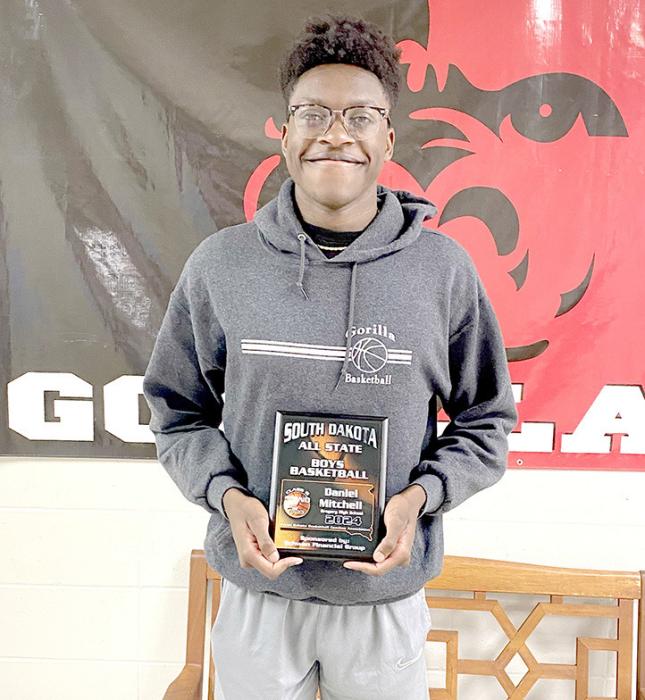 Daniel Mitchell was selected to the Class B Boys Second Team All-State. He was an All State selection for four straight years during his career at Gregory High School and finished his career owning ten school records.