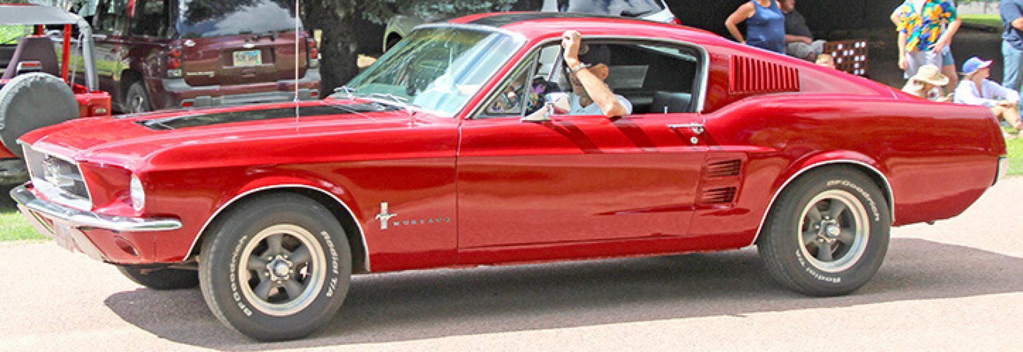 Gary Jacobsen received second place in the classic car division.