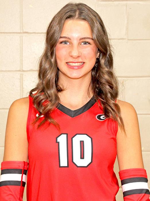 ELLYSE GRAGE #10 Parents: Kerri &amp; Alan Grage Year: 5’ 8” Sophomore Pos: MH/OH