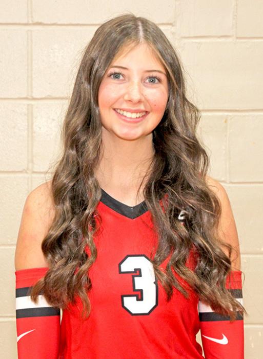 MAYA HULL #3 Parents: Cara &amp; Joe Hull Year: 5’ 4” Sophomore Pos: DS