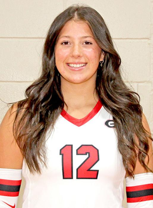 ELLA SPERL #12 Parents: Sarah &amp; Jon Sperl Year: 5’ 10” Senior Pos: S/RS