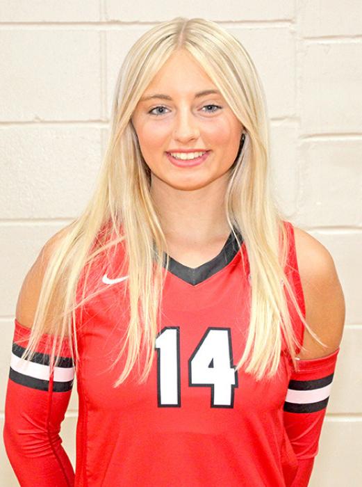 DESTINY SENGELMANN #14 Parents: Ashley &amp; Justin Weise Year: 5’ 3” Junior Pos: DS