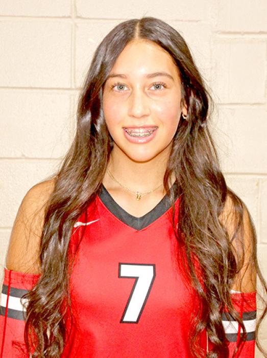 BRYNN BEARSHIELD #7 Parents: Melissa &amp; Ben Bearshield Year: 5’9” Freshman Pos: MH/OH