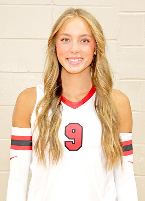ASIA VANDERWERFF #9 Parents: Chris &amp; Jamie VanDerWerff Year: 5’ 9” Senior Pos: MH/S