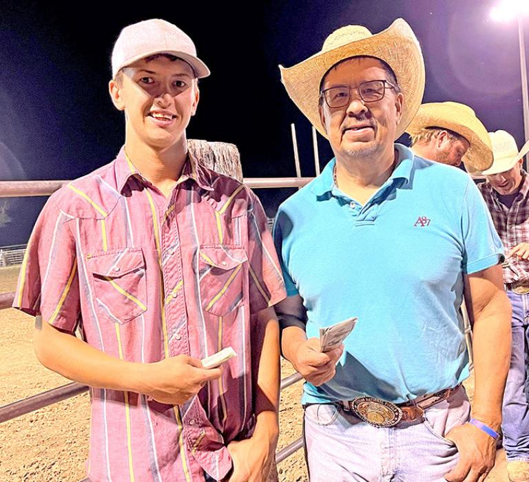 Ben Janis and Tyson Floyd were the Dallas Ten Steer Roping champions. Second place winners, Jesse Radar and Jake Coburn, were followed by JT Sealey and Justin Steinke in third and Lee Odenbach and Charlie Stout in fourth.