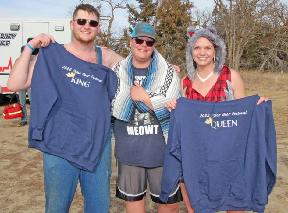 The 2022 Polar Bear King was Bo Painter, of Ainsworth, NE, and the Polar Bear Queen was Chelsie Kindall, of Grand Island.