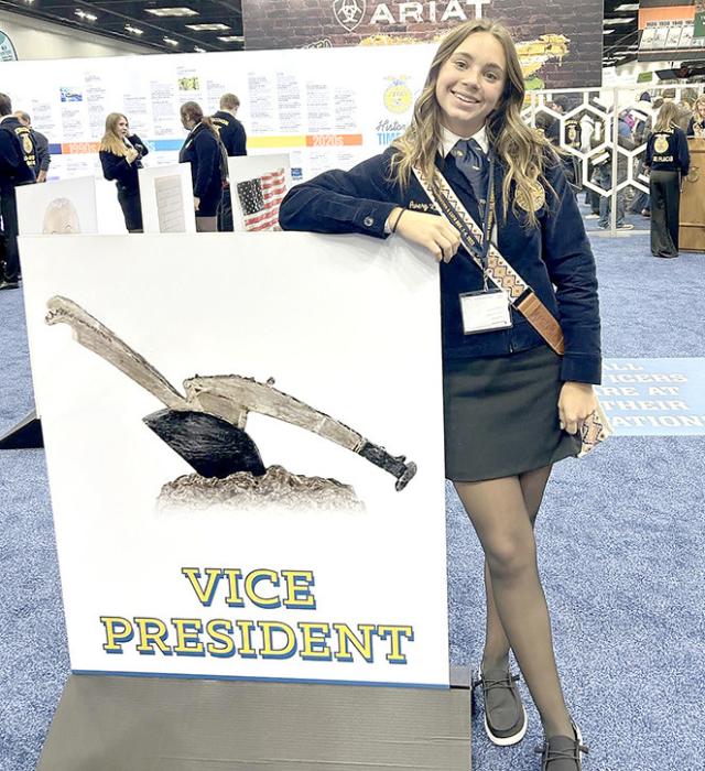 Avery Zeisler is the second Gregory County FFA member to have ever been selected as a proficiency finalist.