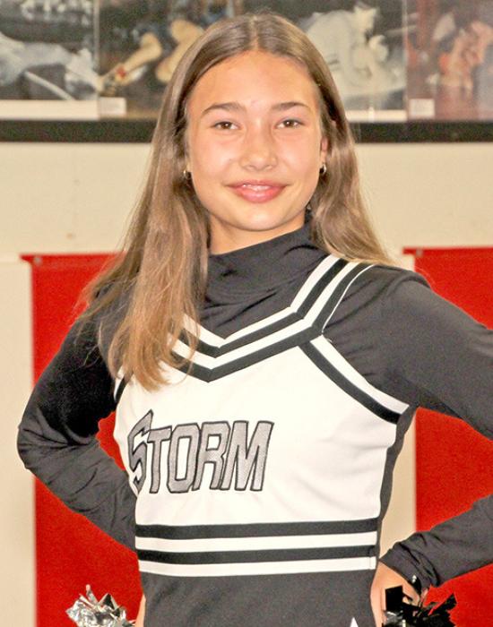 KENNLEY SEDLACEK Parent: Blair &amp; Nathan Sedlacek Wrestling Cheerleader