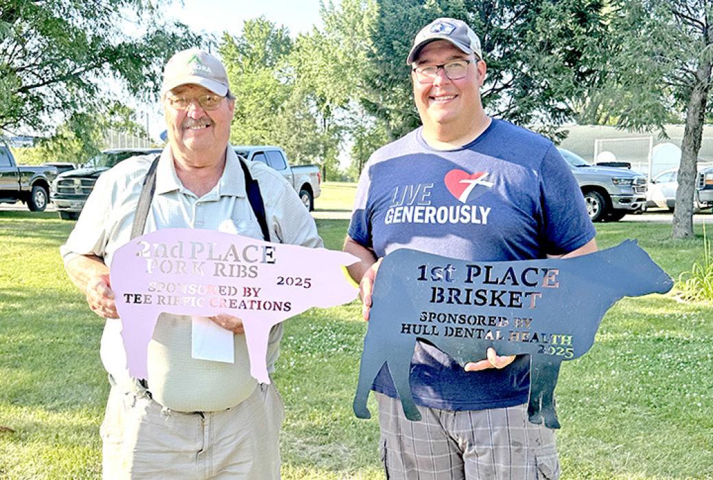 Jared and Bruce Opp of Operation Smoke placed first in the brisket division, and second in the ribs division.