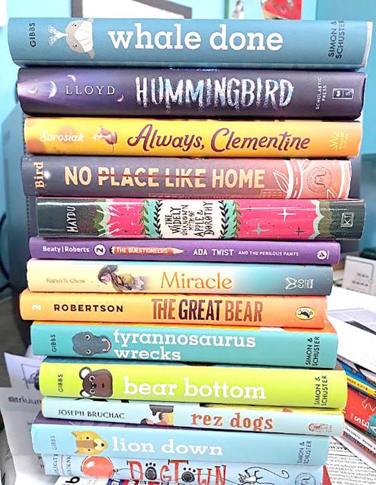 Gregory Public Library gains sizeable number of books through grant