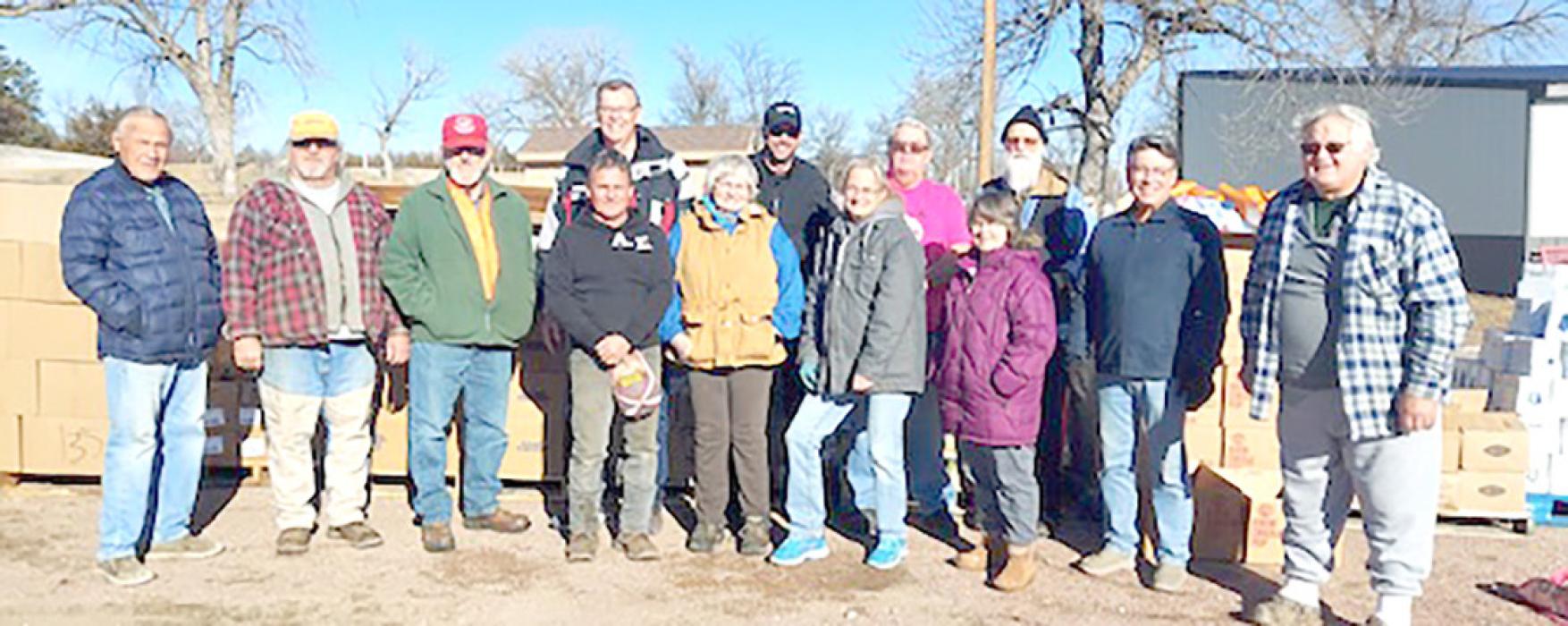 This group of volunteers was much appreciated when helping distribute over 225 boxes of food for Feeding South Dakota over the Thanksgiving holiday. They appreciate all you do for our community.