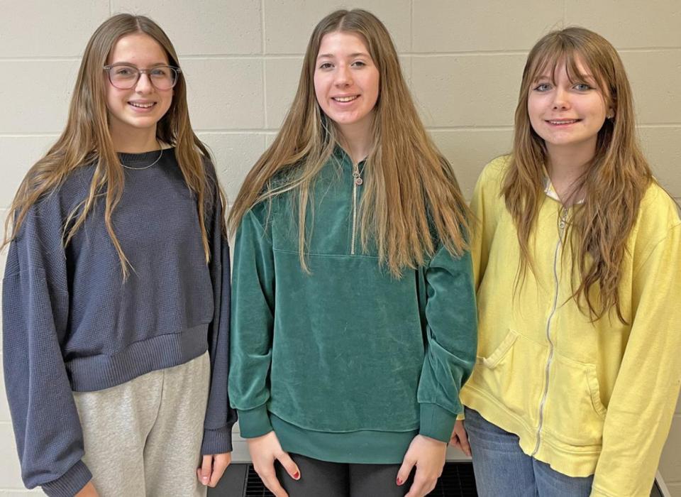 Three Gregory Middle School students selected to SD Junior Honor Choir