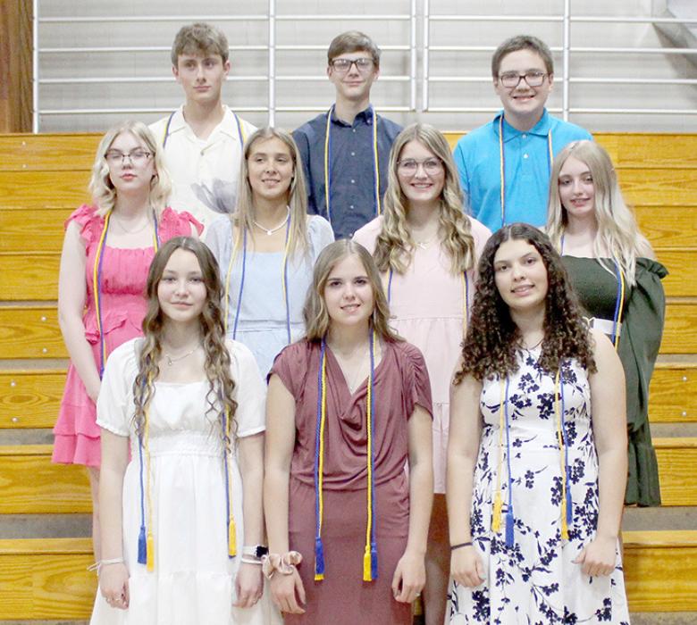 Gregory eighth graders recognized for their achievements during middle school