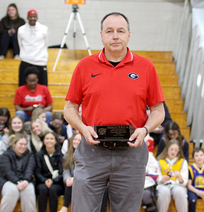 Klundt was named 2023 Area 3 Class B Cross Country Head Coach Of The Year
