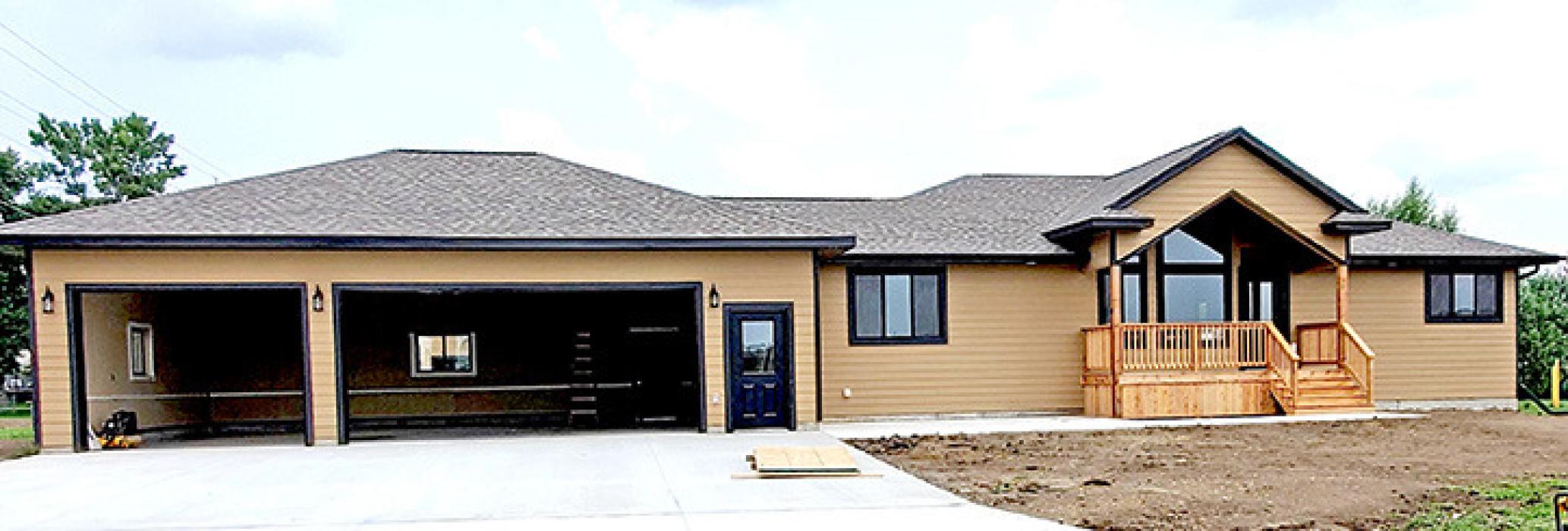 #3 is a home under construction for Larry and Kim Nordsiden.