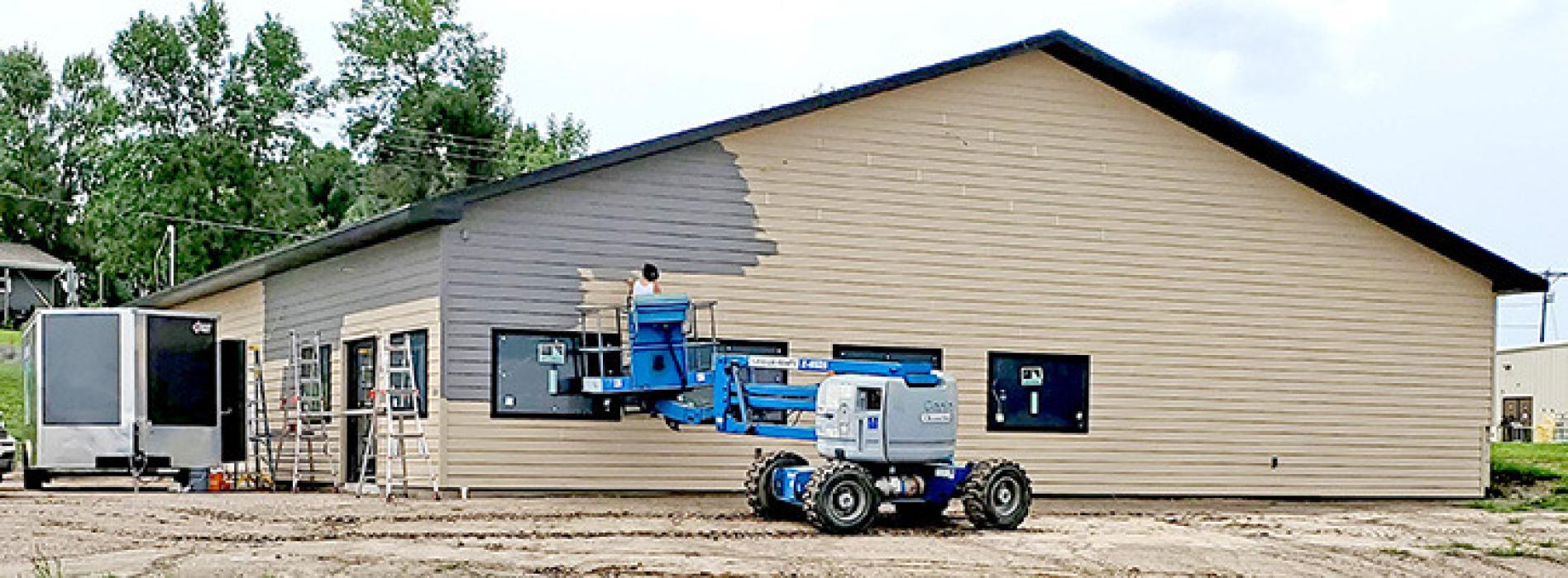 #14 Mr. Automotive’s new location under construction on Highway 18