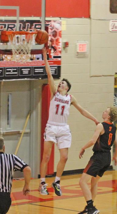 Cruz Klundt finished with 19 points, 10 rebounds, and 7 assists in the Gorillas’ 58-42 win against Scotland Friday night.