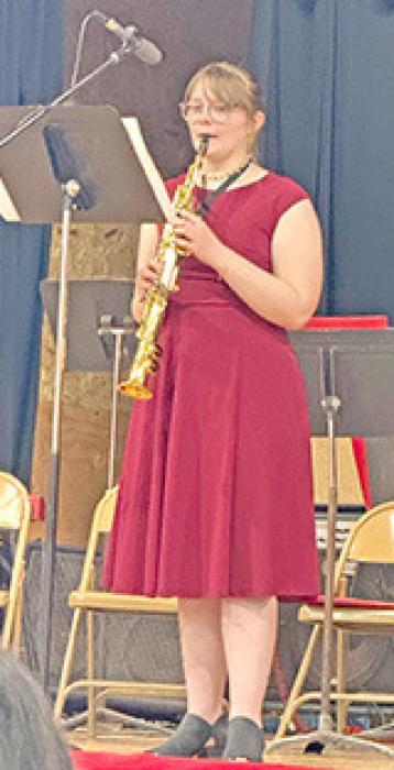 Charissa Ring, soprano sax, on A Million Dreams by Pasek &amp; Paul