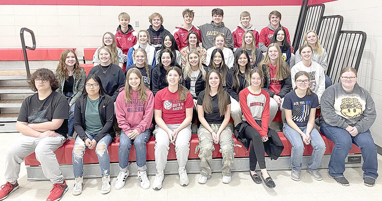 The students shown above took part in the high school instrumental contest in Chamberlain and brought home a total of 15 superiors.