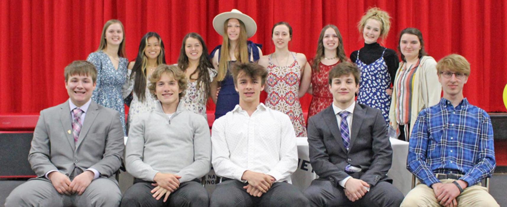Junior members are pictured back row, l to r: Jessy VanDerWerff, Vy Nguyen, Sapphire Kenzy, Cassidy Keiser, Samantha Reinartz, Katherine Stevicks, Ashtyn Waldner, and Ravyn Oliver. Front row, l to r: Jaden Graber, Kade Stukel, Eli Fogel, Owen Hansen and Luke Sinclair.