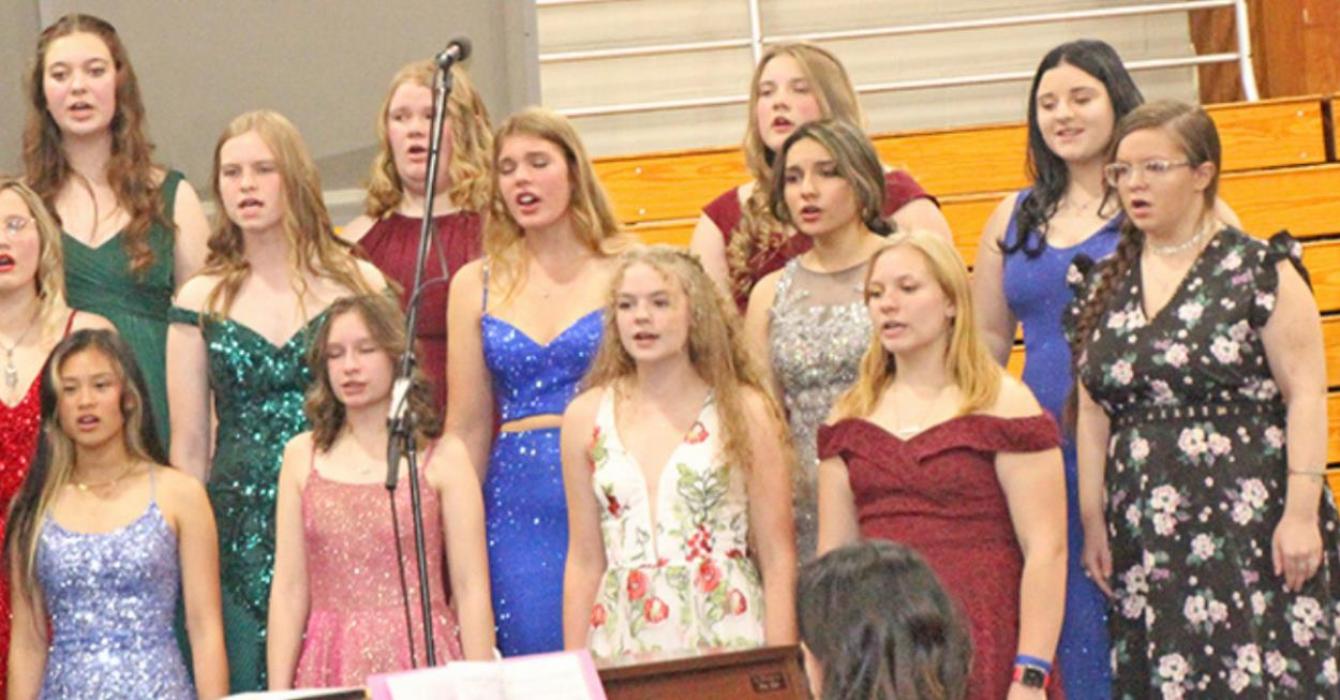 Senior Christian Spann received the Choral