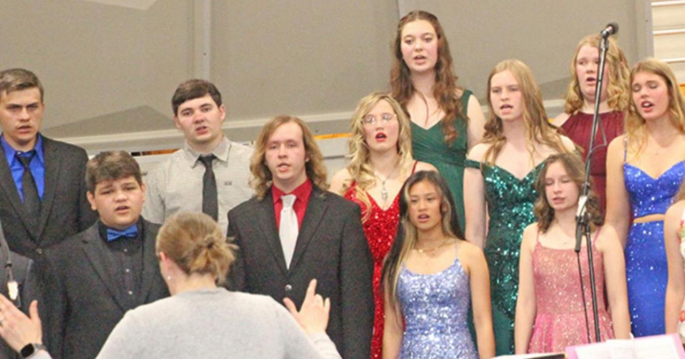 Senior Christian Spann received the Choral