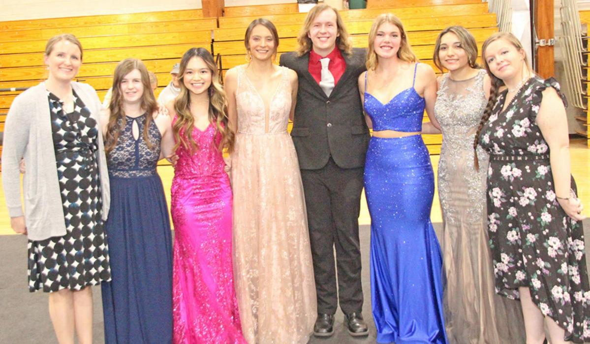 Senior Christian Spann received the Choral