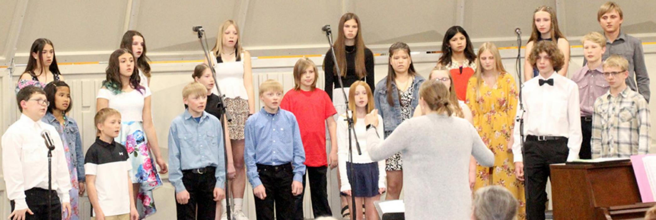 Senior Christian Spann received the Choral