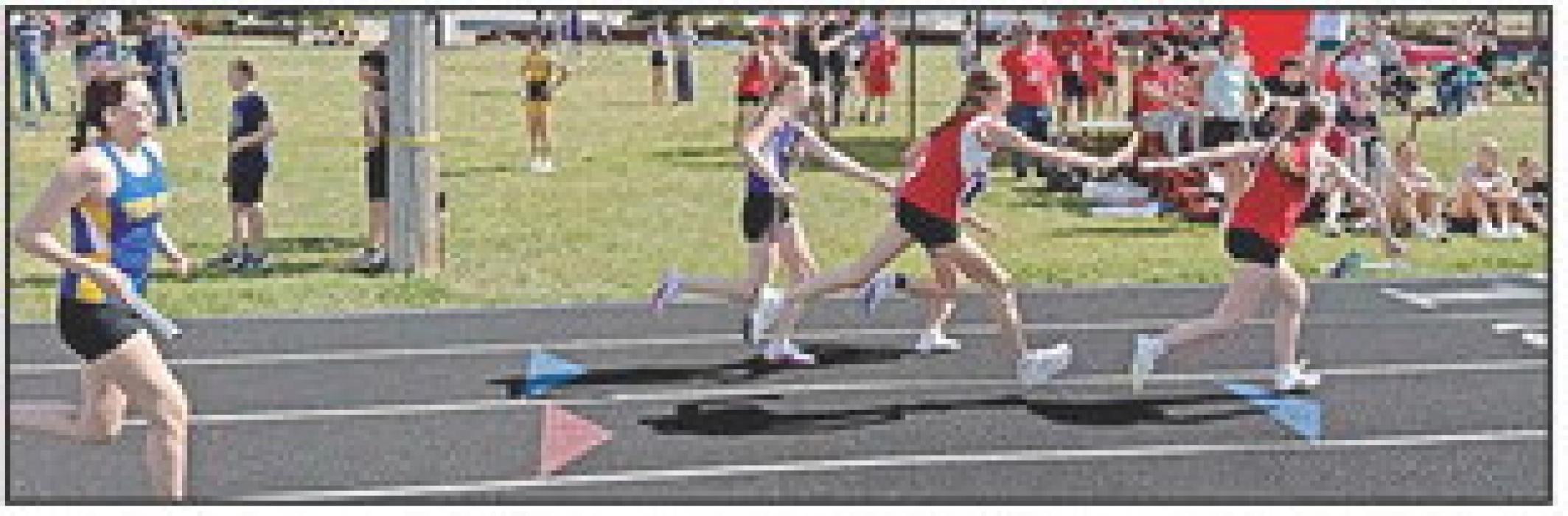 Gregory hosted middle school track meet on Monday