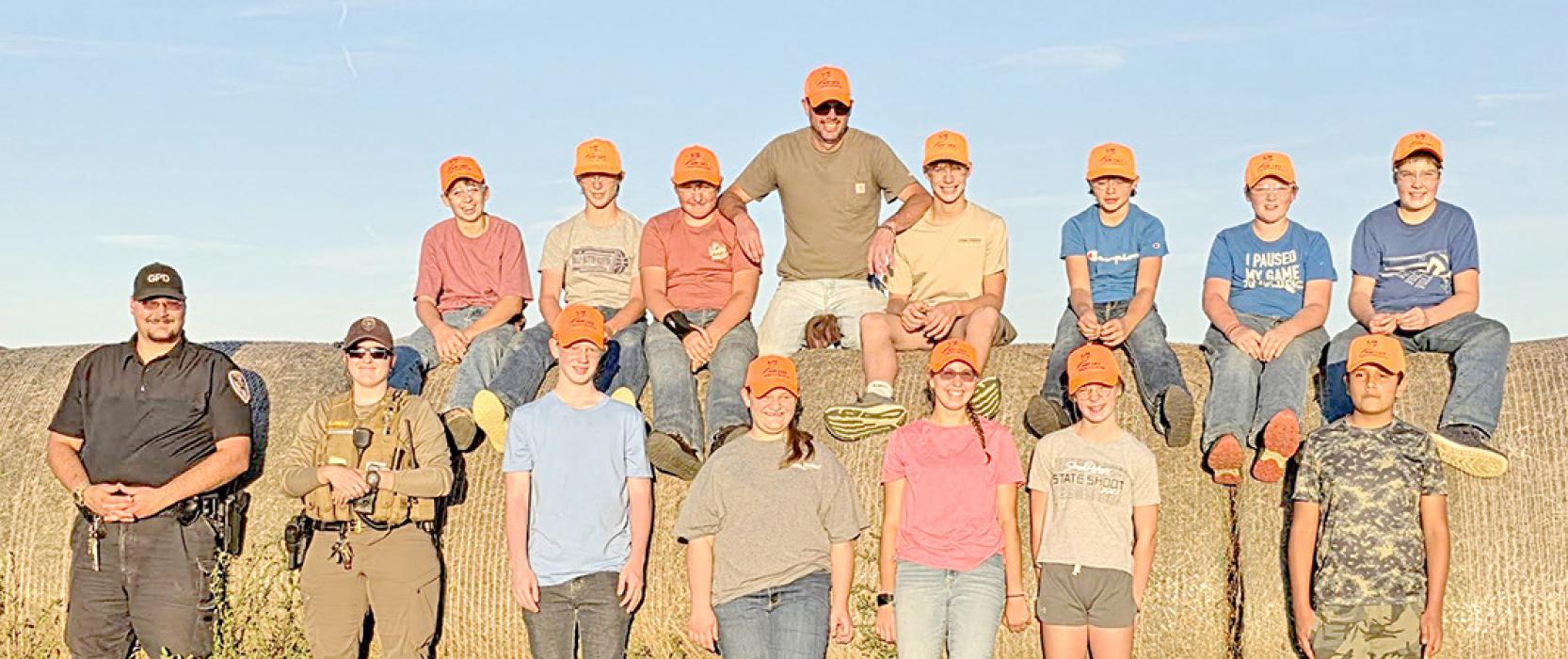 The HuntSAFE class participants completed the field day requirement before the sun set on Friday evening.
