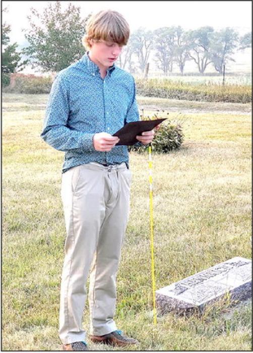 Bo Brozik portrayed Carl Hennrich, one of the original organizers of the Rosebud Electric Cooperative.